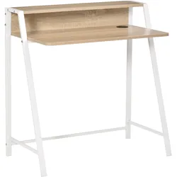 HOMCOM Schreibtisch MDF, Eisen