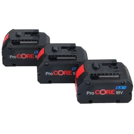 Bosch ProCore Akku 18 V Professional 3 x 8,0 Ah Akku + Ladegerät 0615A5004Y