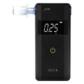ACE A Alkoholtester 0 bis 4 ‰ inkl. Display schwarz