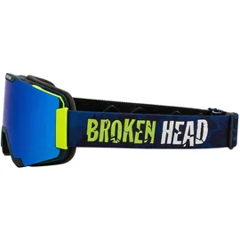 Broken Head MX-Brille Magnetic-Regulator Blau Verspiegelt