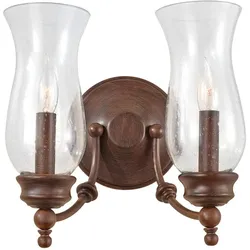 Pickering Lane 2-flammige Wandleuchte - Heritage Bronze