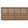 Delta Zaun Sina 180 x 90 cm Braun/Holz