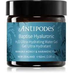 Antipodes Baptise H2O Ultra-Hydrating Water Gel leichte, feuchtigkeitsspendende Gel-Creme für das Gesicht 60 ml