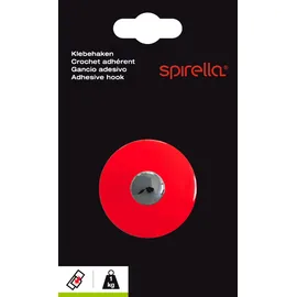 Spirella Bowl Handtuchhaken Selbstklebend Rot