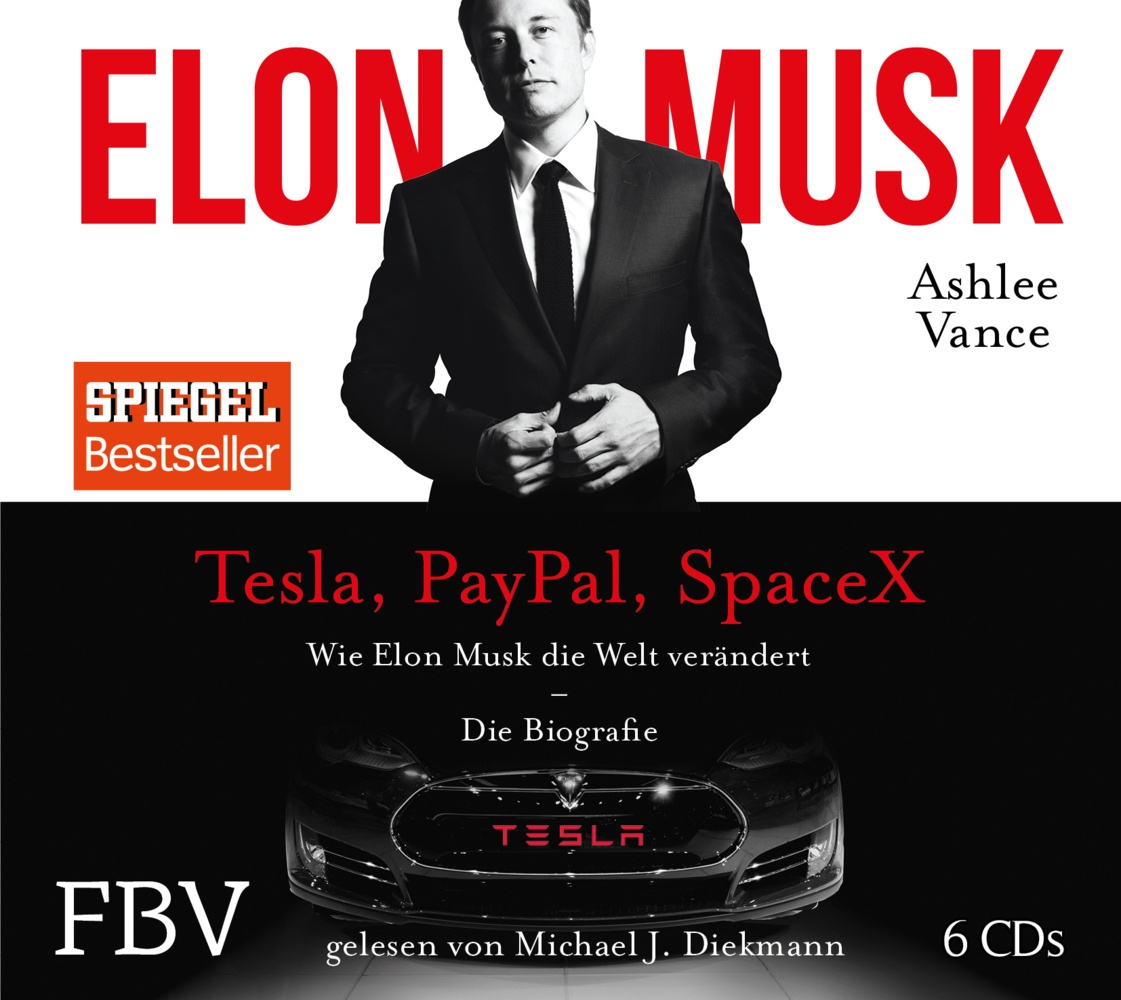Elon Musk 6 Audio-Cds - Ashley Vance  Elon Musk (Hörbuch)