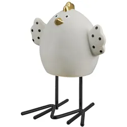 Deko Huhn Punto mit Flügeln 13,5cm