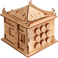 ESC WELT House of Dragon - Escape Room Spiel - Geschenke für Männer und Frauen - 3D Puzzle Box Spiele aus Holz für Erwachsene und Kinder - Holzpuzzle Erwachsene - Knobelspiel für Familie