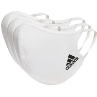 adidas Face Cover Masken, White, M (3er Pack)