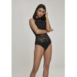 URBAN CLASSICS Ladies Laces Body - Schwarz