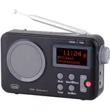 Trevi DAB 7F80 R Tragbar Schwarz, Grau - Schwarz/Grau