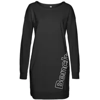 bench. loungewear Sweatkleid Schwarz/Weiß 48/50