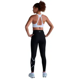 2XU Core Compression Leggings Mit Hoher Taille Black/Silver XS