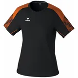Erima Evo Star Kurzarm-T-Shirt Black / Orange 34