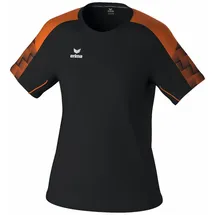 Erima Evo Star Kurzarm-T-Shirt Black / Orange 34
