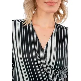 SURI FREY Wickelkleid Schwarz/Weiß M