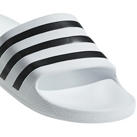 adidas Adilette Aqua Badelatschen white/black 43