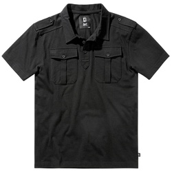 Brandit Jersey Poloshirt Jon halfsleeve schwarz, Größe L