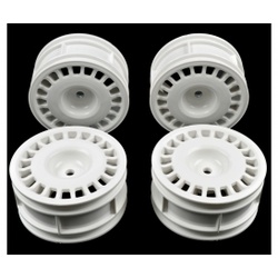 1:10 Rallye Dish Felgen weiss(4) 26mm/+2