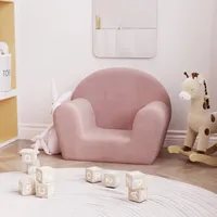 vidaXL Kindersofa Rosa Weich Plüsch