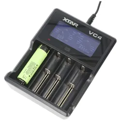 AccuCell Panasonic 18650 Li-Ion Akku und 4fach Li-Ion Schnell-Ladegerät