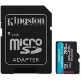 Kingston microSDXC Canvas Go! Plus 256GB Class 10 UHS-I A2 V30 + SD-Adapter