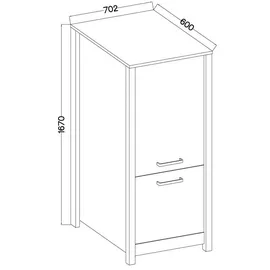 Interlink Inter Link Geräteschrank Sicilia Dekor