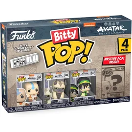 Funko Avatar: The Last Airbender - Aang mit Momo, Appa, Toph Bitty Pop! 2,2 cm (4er Set)