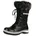VAN HILL Warm Gefütterte Damen Stiefeletten Winterboots Stiefel Schuhe 202135 Schwarz 42 - 42 EU