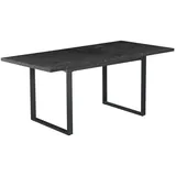 B&D home Esstisch Anna in Marmor-Schwarz, | (B)120-160 x (H)76 x (T)80 cm | Gr.: onesize