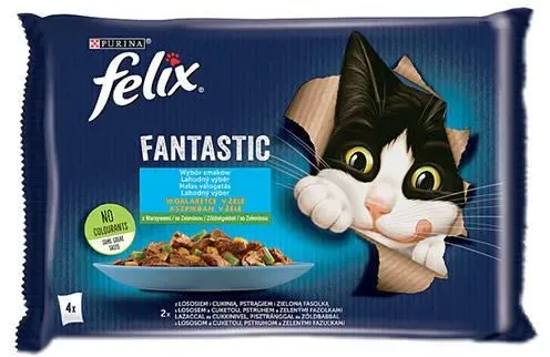 FELIX Fantastic Countryside Flavours in Lachs- und Forellengelee 4x85g