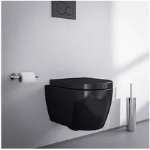 Bernstein Wand-Hänge wc Bernstein nano NT2038 Schwarz glänzend inkl. Softclose-Deckel kurze Ausführung