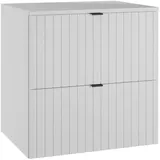 Badplaats Waschbeckenunterschrank, Weiß, Holz, Rechteckig, 60x47x61 cm, Badezimmer, Badezimmerschränke, Bad Unterschränke