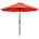 luxuskollektion Gartenschirm 230 x 230 cm Rot