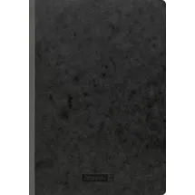 Brunnen Notizbuch DIN A4 liniert, schwarz Softcover 192 Seiten, 1 St.