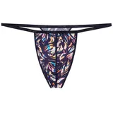 HOM G-String Viscaya Blau / Gelb / Lila / Pink XXL 2er Pack