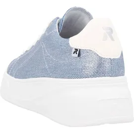 Rieker Plateau-Sneaker Blau 38