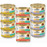 Purina Gourmet Gold Stücke - Geschmacksmischung 12x 85g Nassfutter