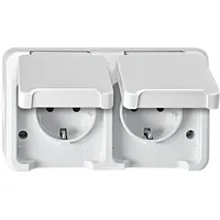 Merten Schuko-Steckdose 2-fach Weiß 2 St.