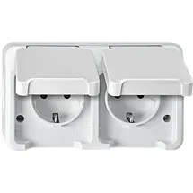 Merten Schuko-Steckdose 2-fach Weiß 2 St.