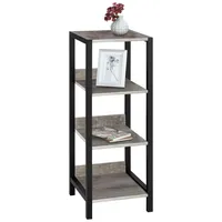 Home Affaire Badregal HOME AFFAIRE "Chris", grau (betonfarben), B:33cm H:90cm T:35cm, Holzwerkstoff, Regale, Badregal, Breite 33 cm