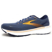 Brooks Ghost 15 Herren flintstone/peacoat/orange pop 44