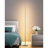 EDISHINE LED Stehlampe Dimmbar, Stehlampe Wohnzimmer, 3000K warmweiß, Stehleuchte Modern mit Fußschalter, 146cm Lichtsäule für Wohnzimmer, Schlafzimmer und Büro