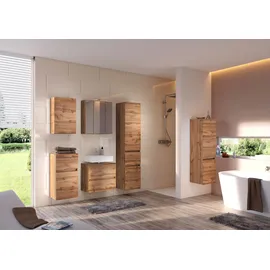 WELLTIME Unterschrank "Baabe", braun (eiche), B:40cm H:79cm T:35cm, Holzwerkstoff, Schränke, Unterschrank, Badmöbel, Breite 40 cm