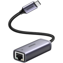 Ugreen USB-C to RJ45 Netzwerkadapter (USB-C, RJ45), Netzwerkadapter, Grau