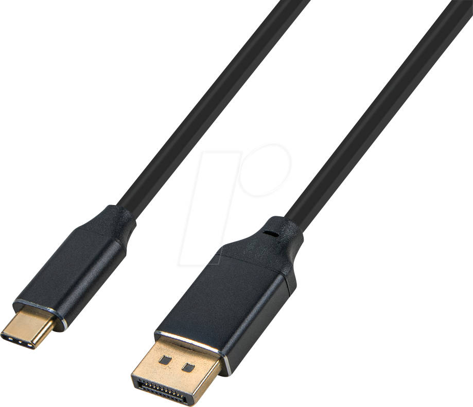 TTL USBCDP-B2,0 - USB C Stecker auf DP Stecker, 4K@60 Hz, 2,0 m