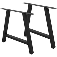 ECD Germany Tischbeine A-Form 70 x 72 cm
