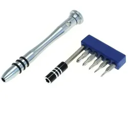 Schraubendreherset 5-teilig, Tri-Point Y000, Y00, Y0, Y1, Tri-Wing TW1