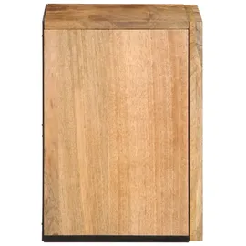 vidaXL Bad-Wandschrank 38x34x48 cm Massives Raues Mangoholz