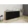 P & B Sideboard Vera mit LED ca. 150 cm Schwarz/Eiche Wotan,