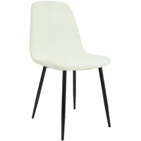 CLP Esszimmerstuhl Maryam, creme/Stoff